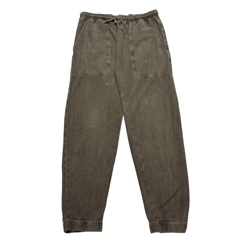 Industry of All Nations Reversed Fleece Sweatpants Large Iron Vinegar 8 Dips